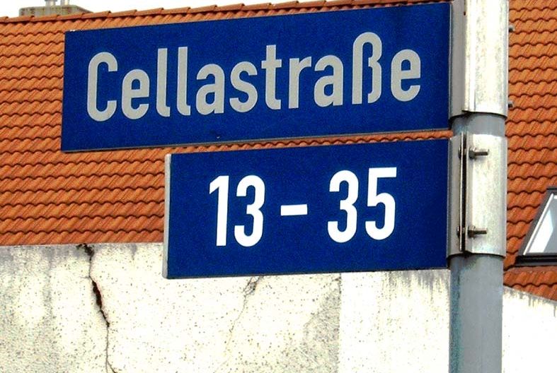 Cellastraße in Schwabach